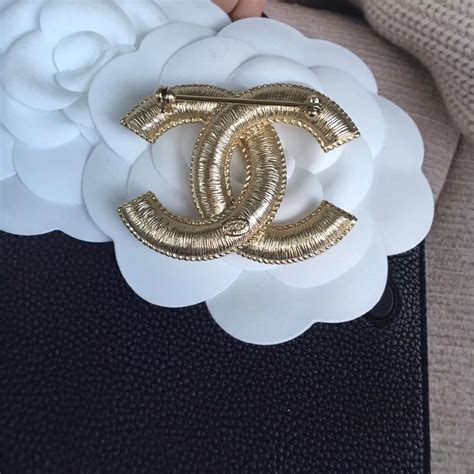 chanel cc brooch 2017|authentic chanel brooches.